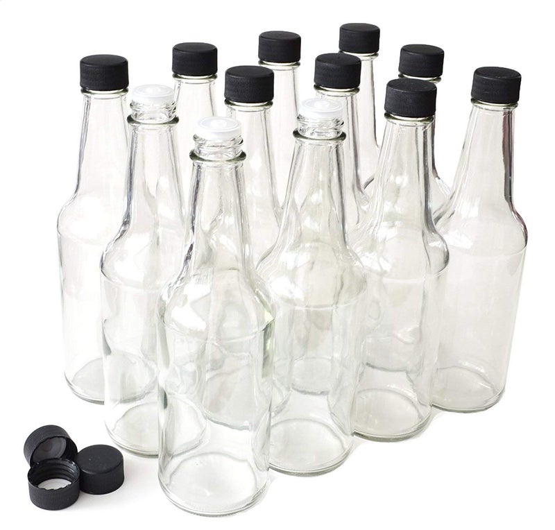 nicebottles - Hot Sauce Bottles, 10 Oz - 12 Pack - Image 1